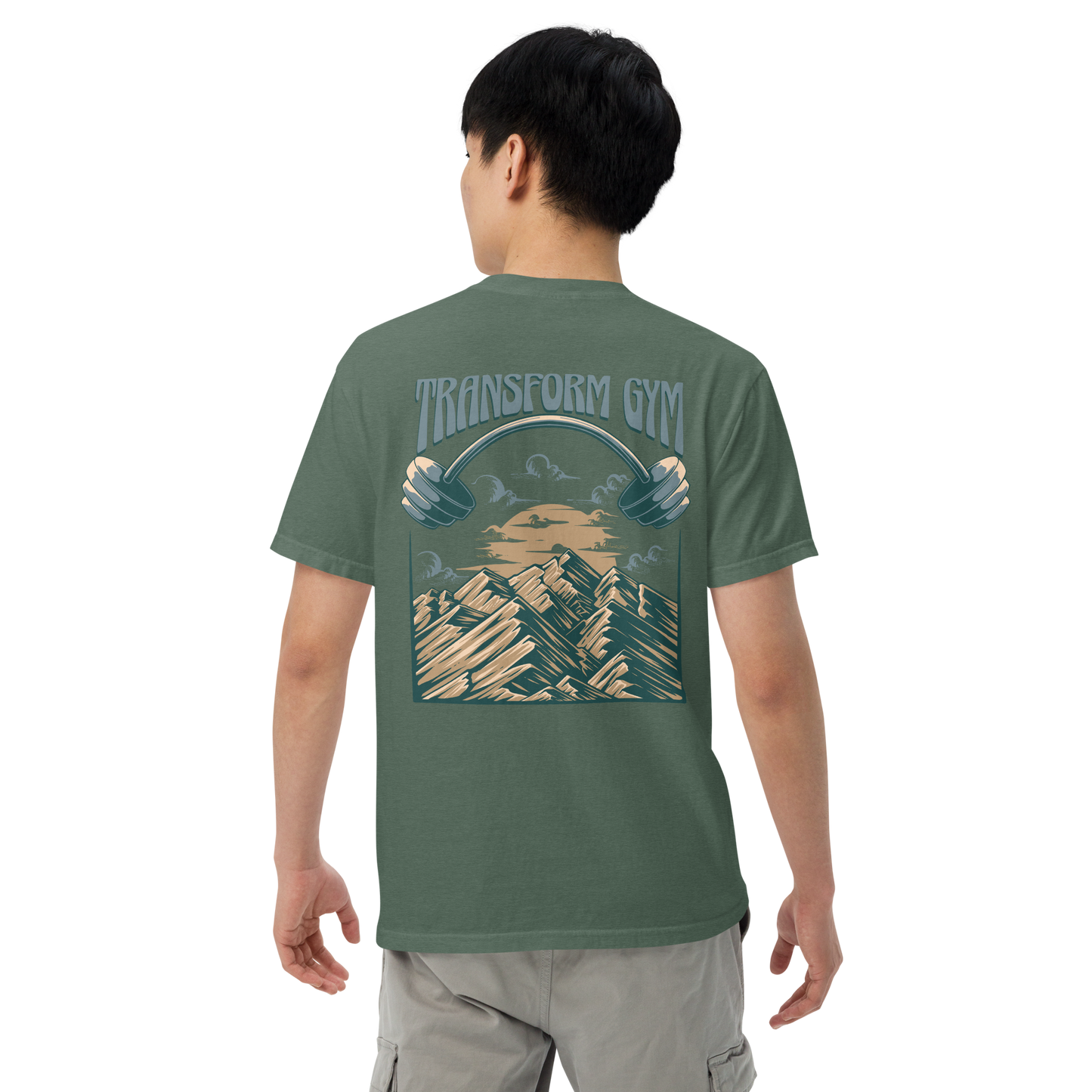 Transform Gym Mountain T-Shirt (2 sided)