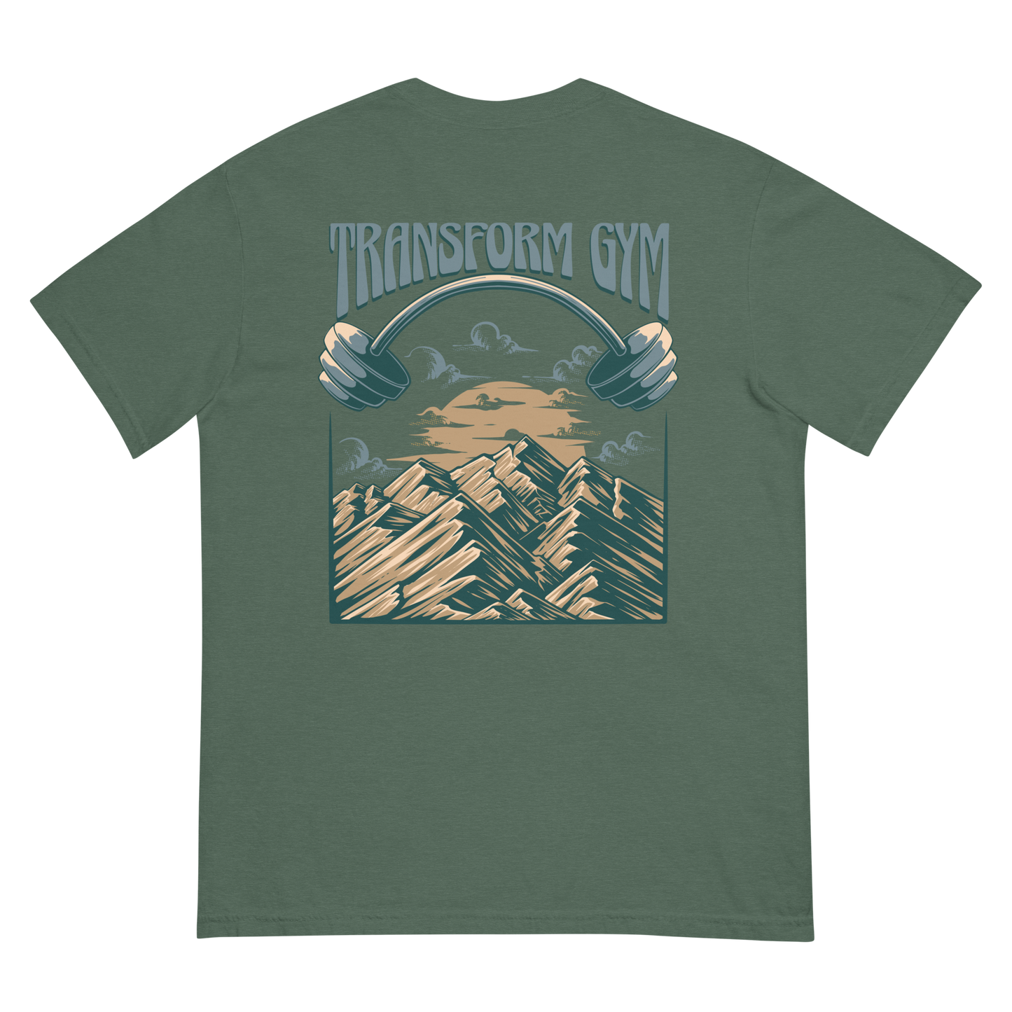 Transform Gym Mountain T-Shirt (2 sided)