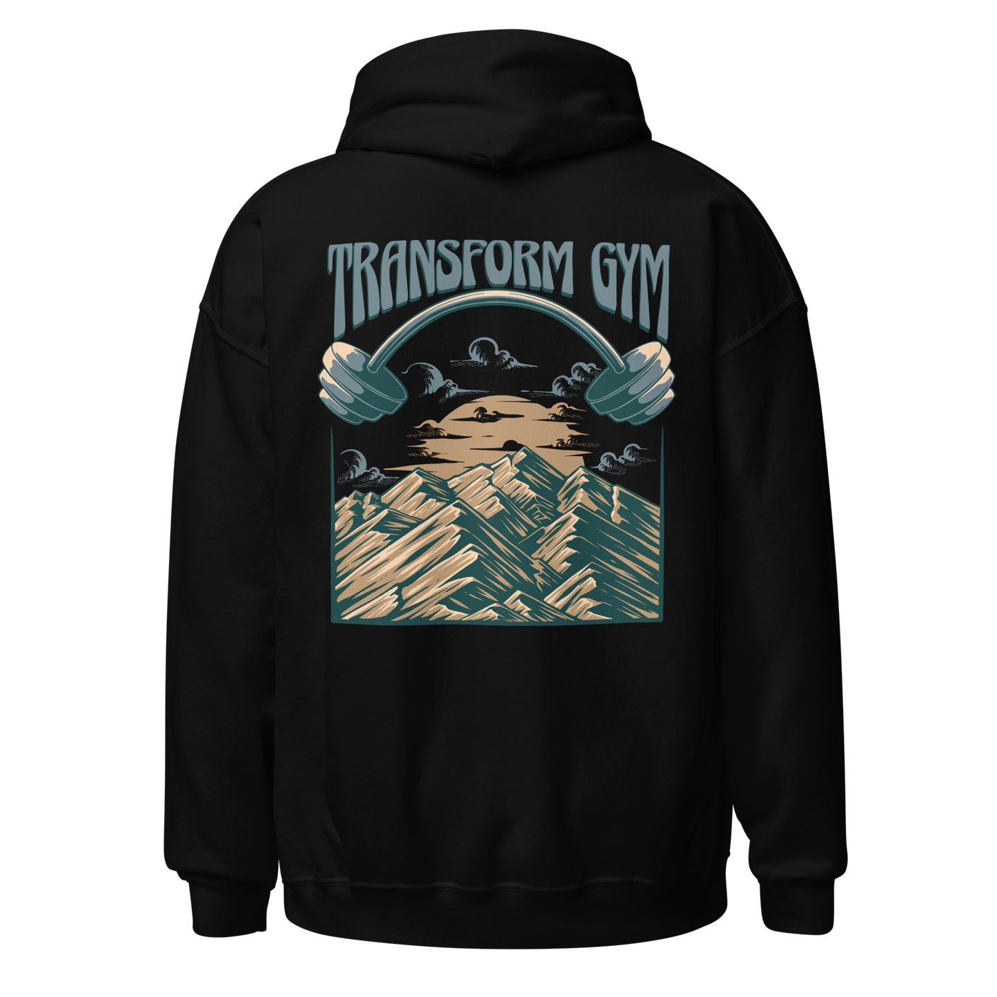 Transform Gym Mountain Hoodie Sweatshirt - Embroidered