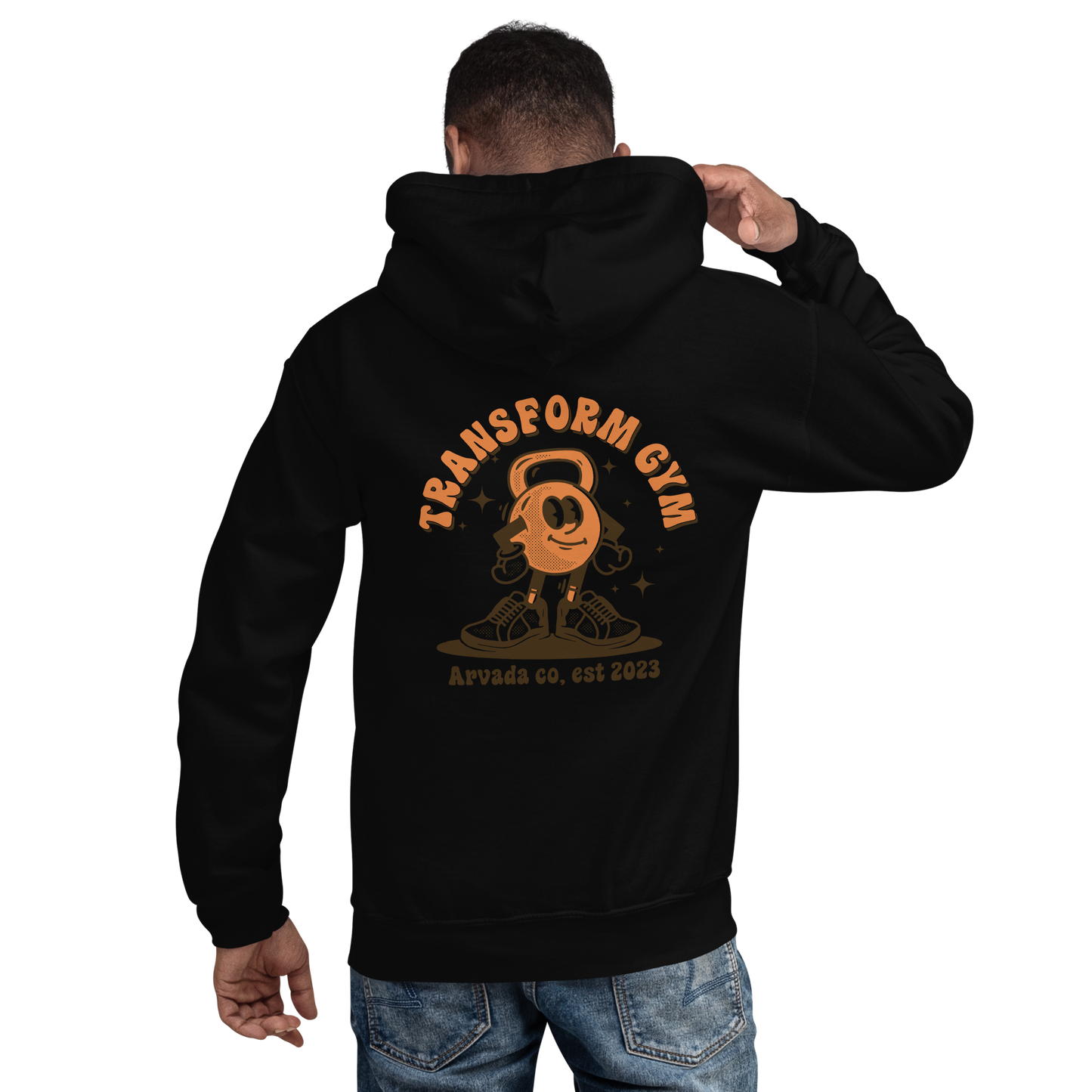 Transform Gym Kettlebell Hoodie Sweatshirt - Printed