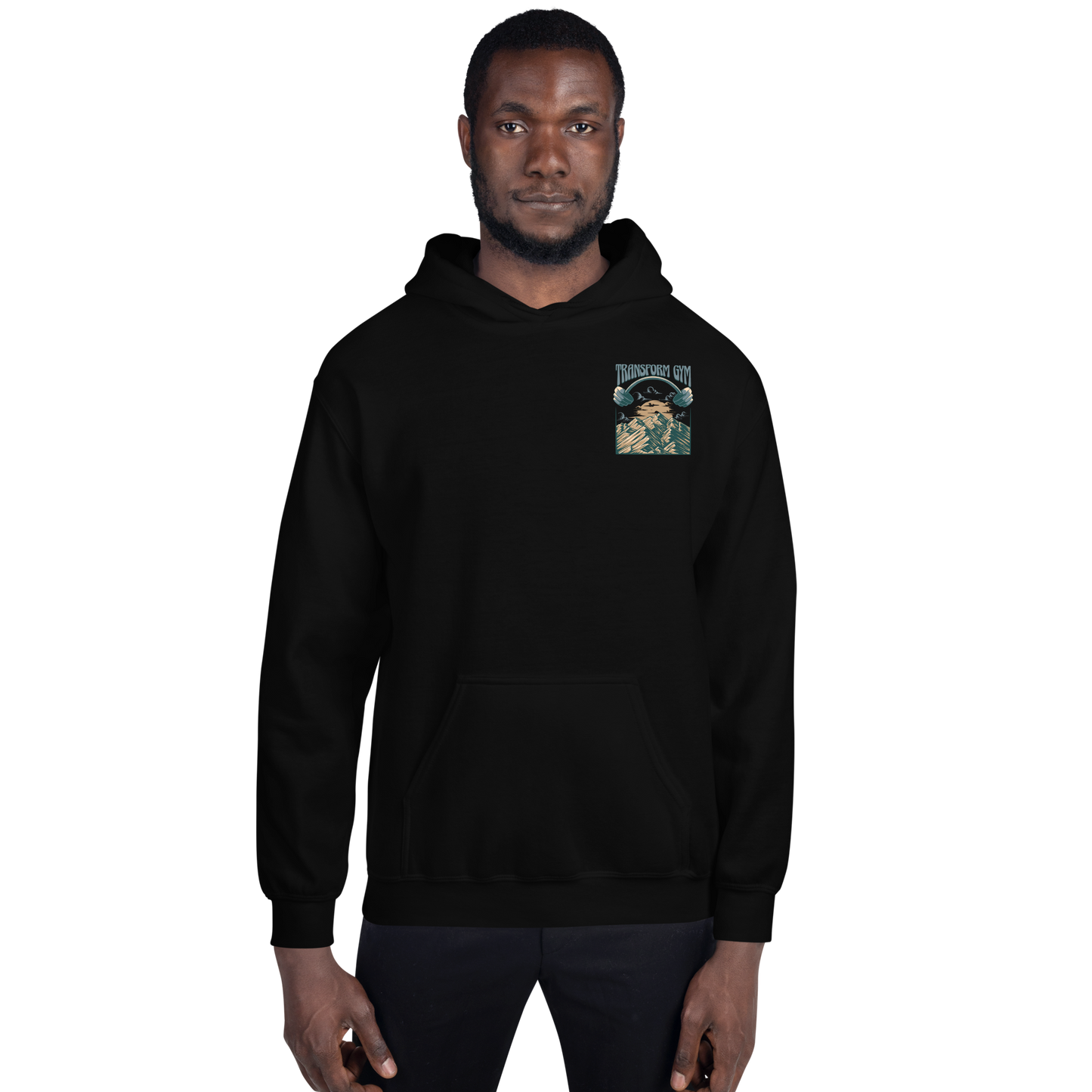 Transform Gym Mountain Hoodie Sweatshirt - Printed