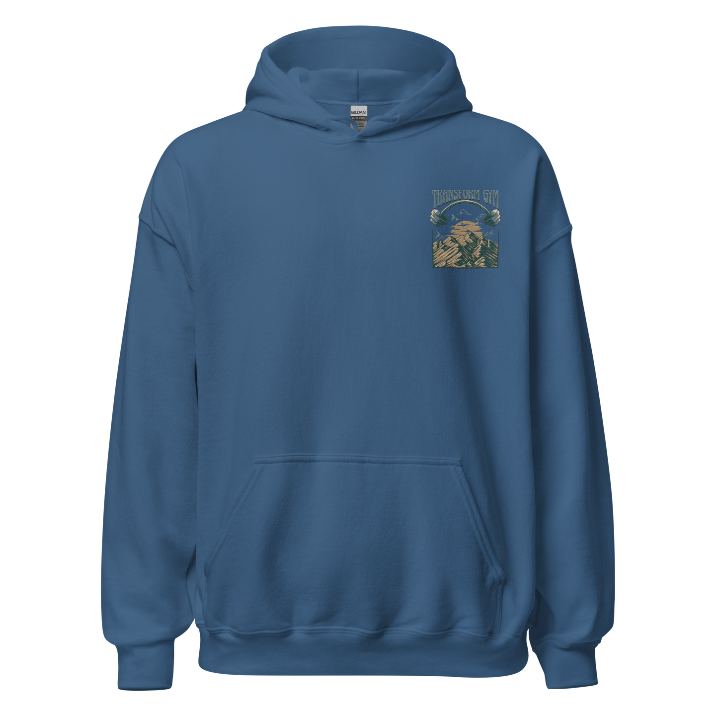 Transform Gym Mountain Hoodie Sweatshirt - Embroidered