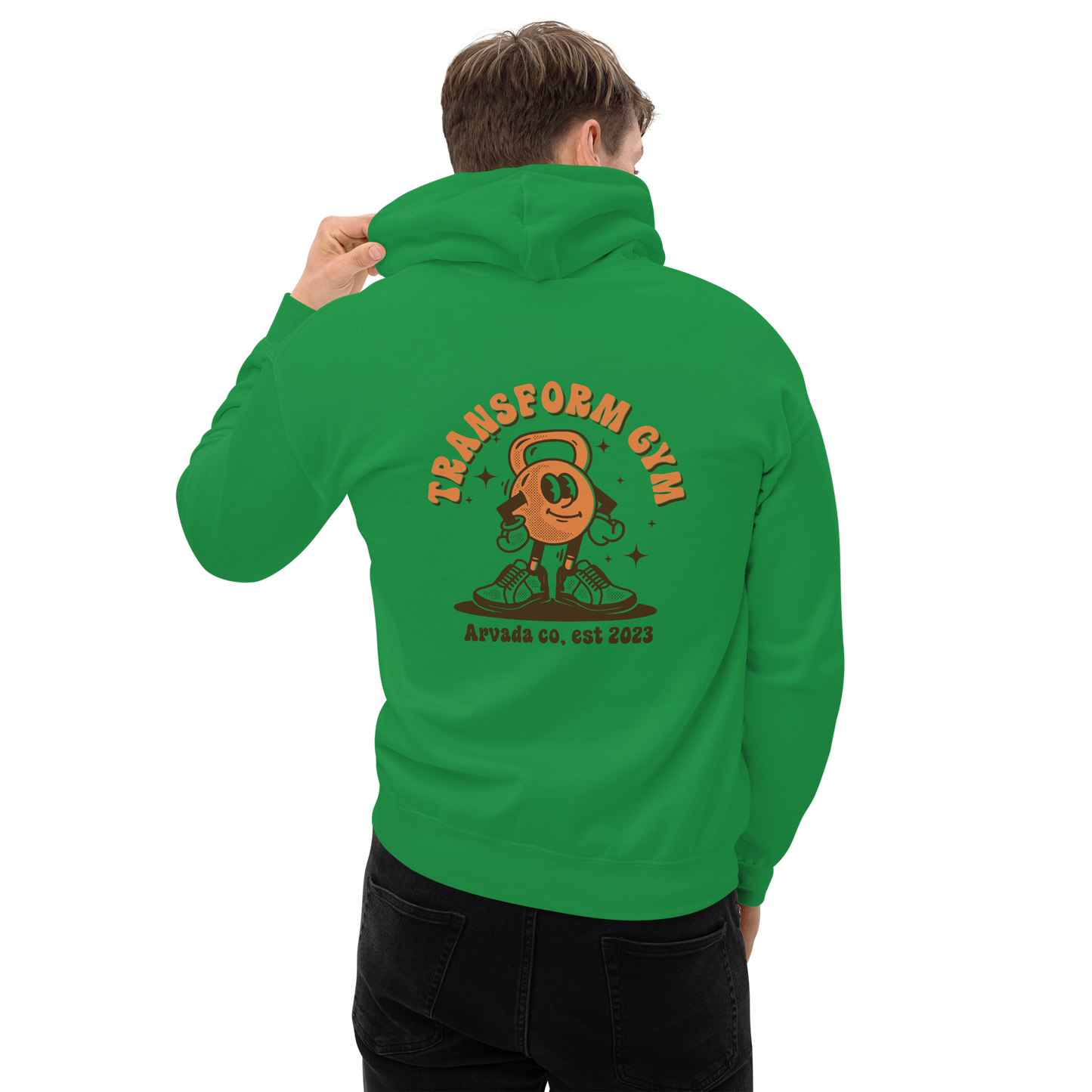 Transform Gym Kettlebell Hoodie Sweatshirt - Printed