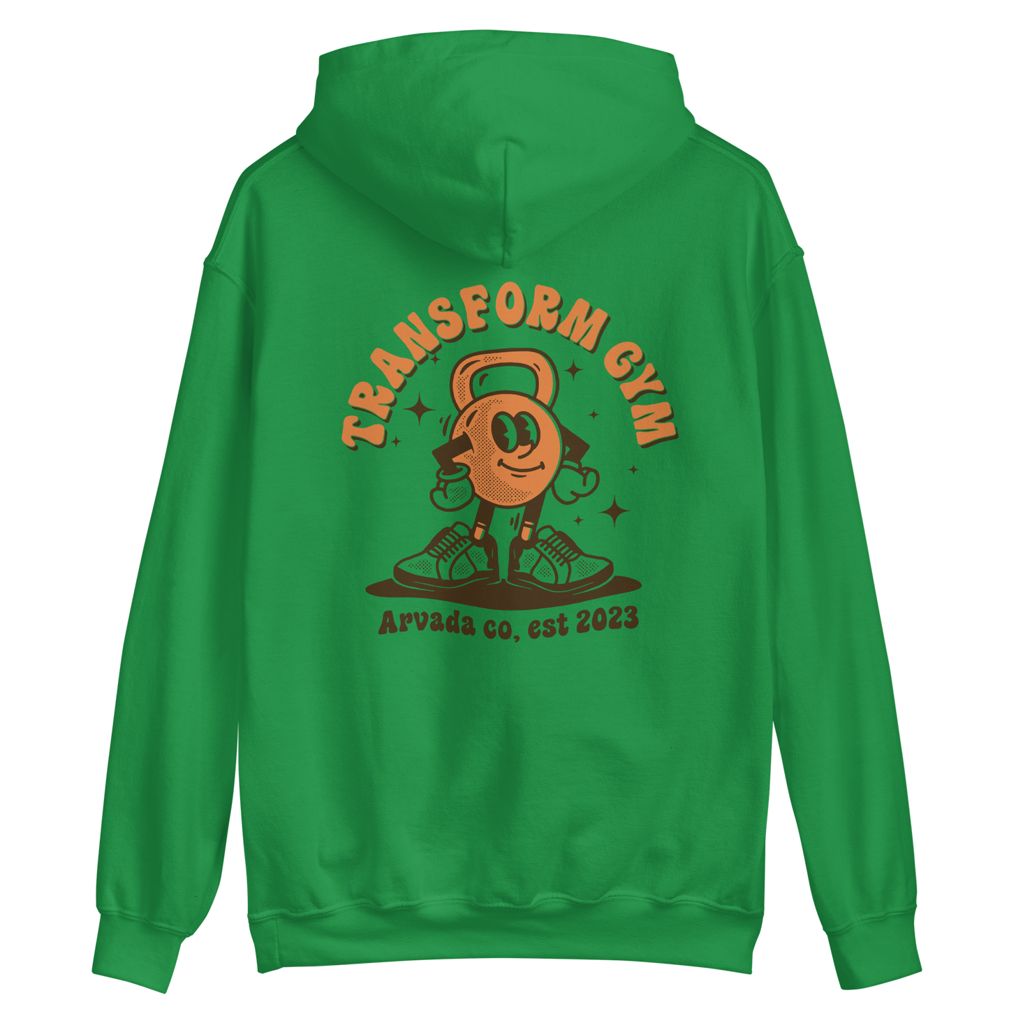 Transform Gym Kettlebell Hoodie Sweatshirt - Printed