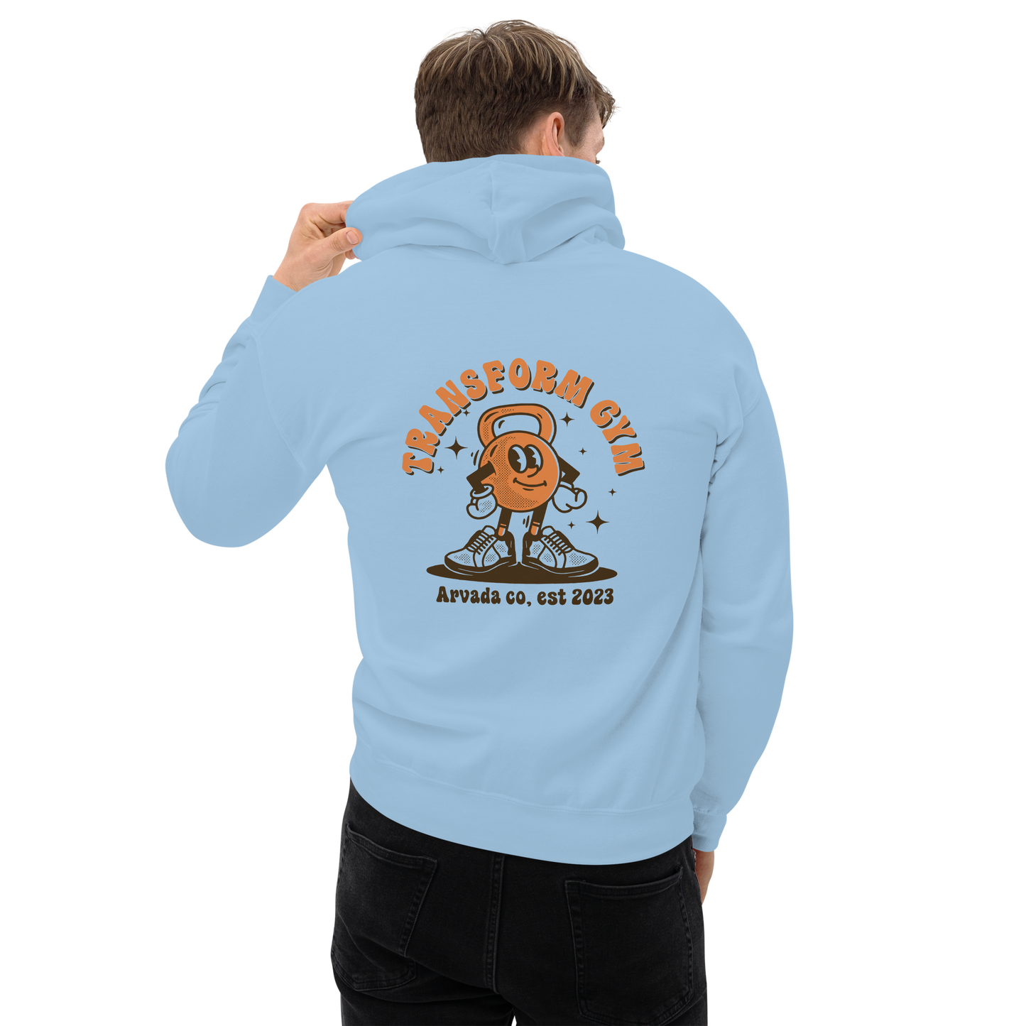 Transform Gym Kettlebell Hoodie Sweatshirt - Printed