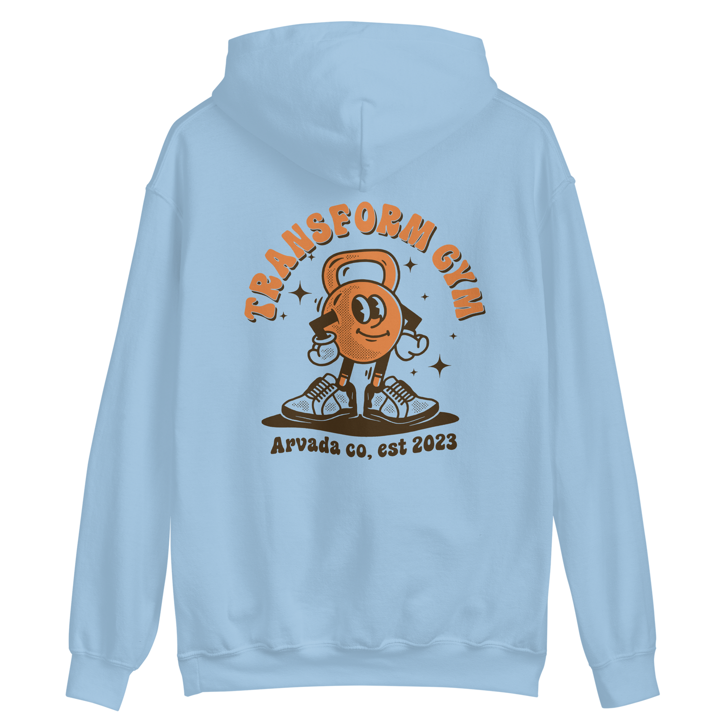 Transform Gym Kettlebell Hoodie Sweatshirt - Printed