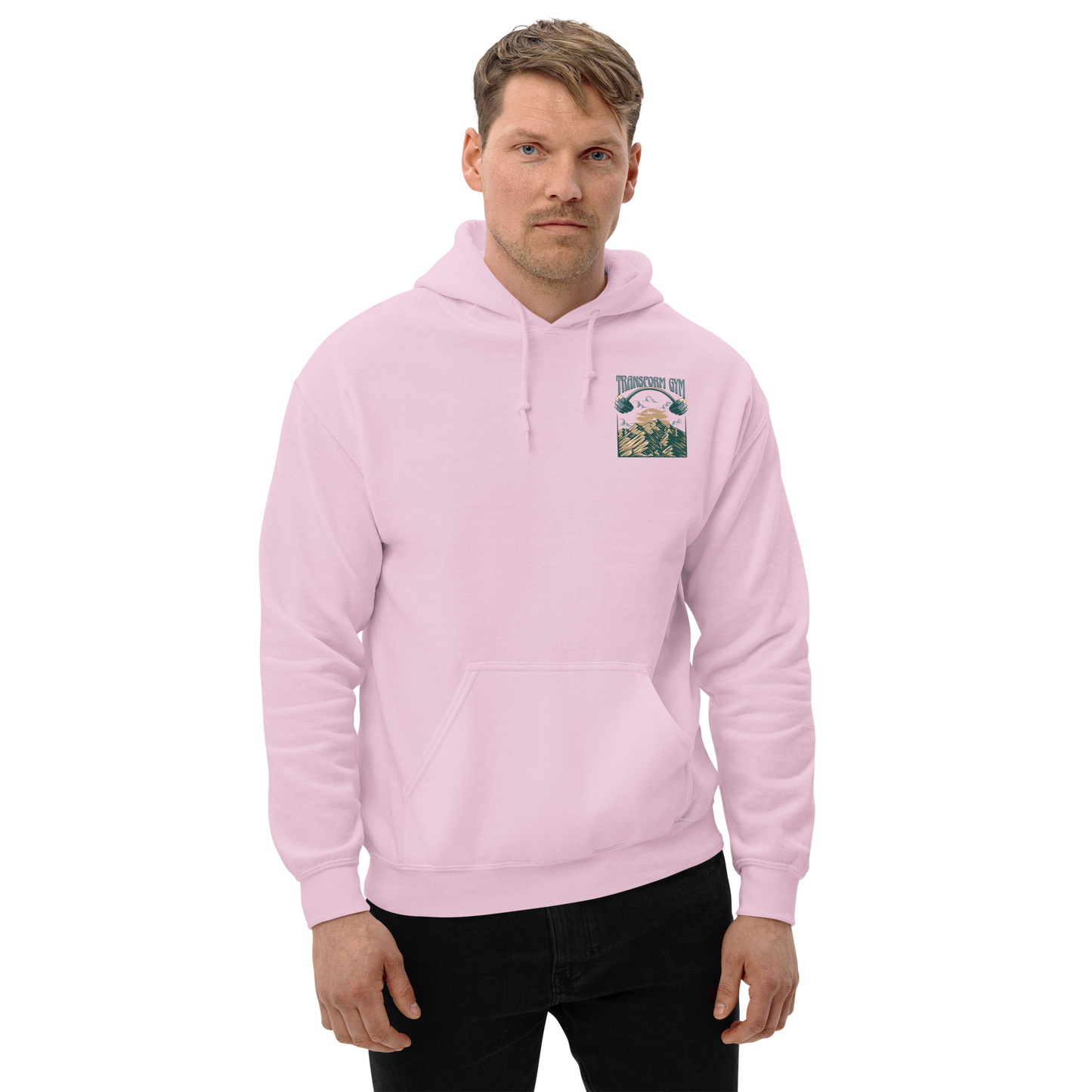 Transform Gym Mountain Hoodie Sweatshirt - Printed