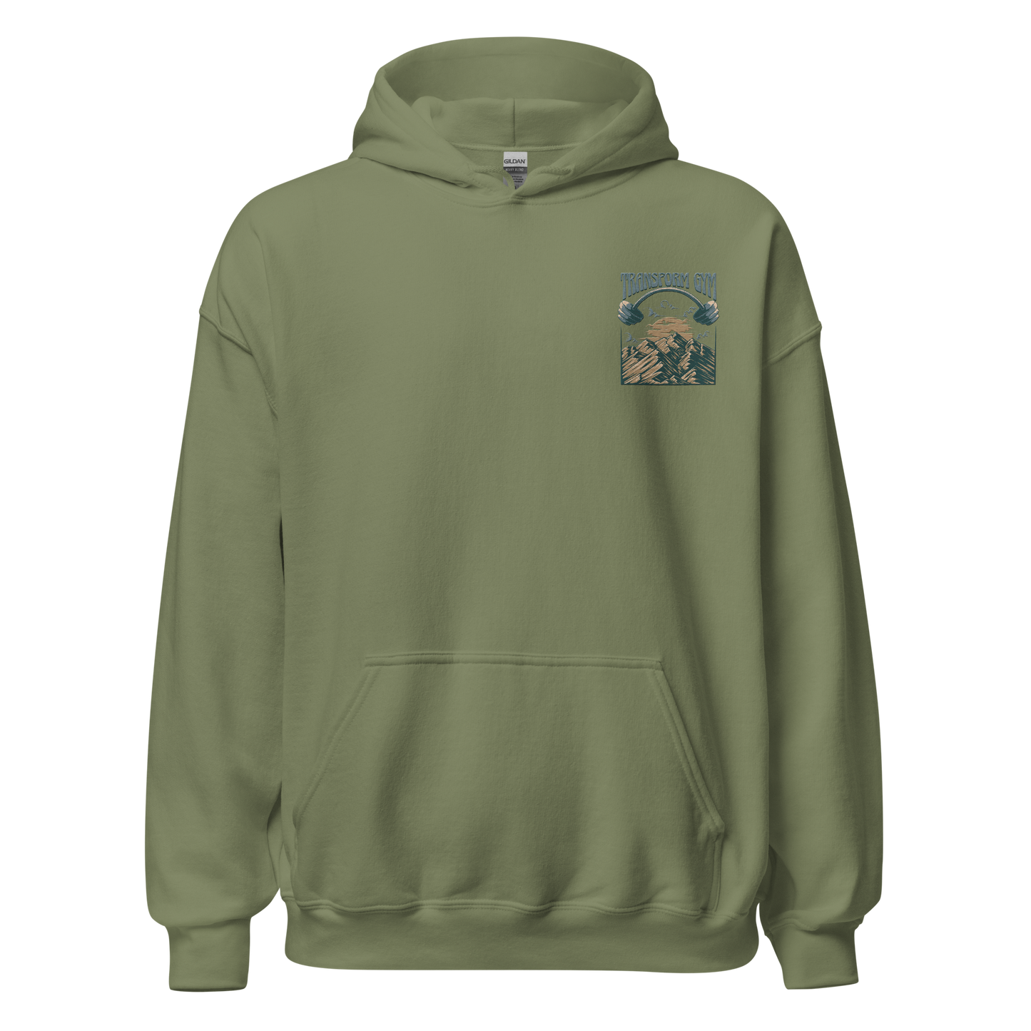 Transform Gym Mountain Hoodie Sweatshirt - Embroidered