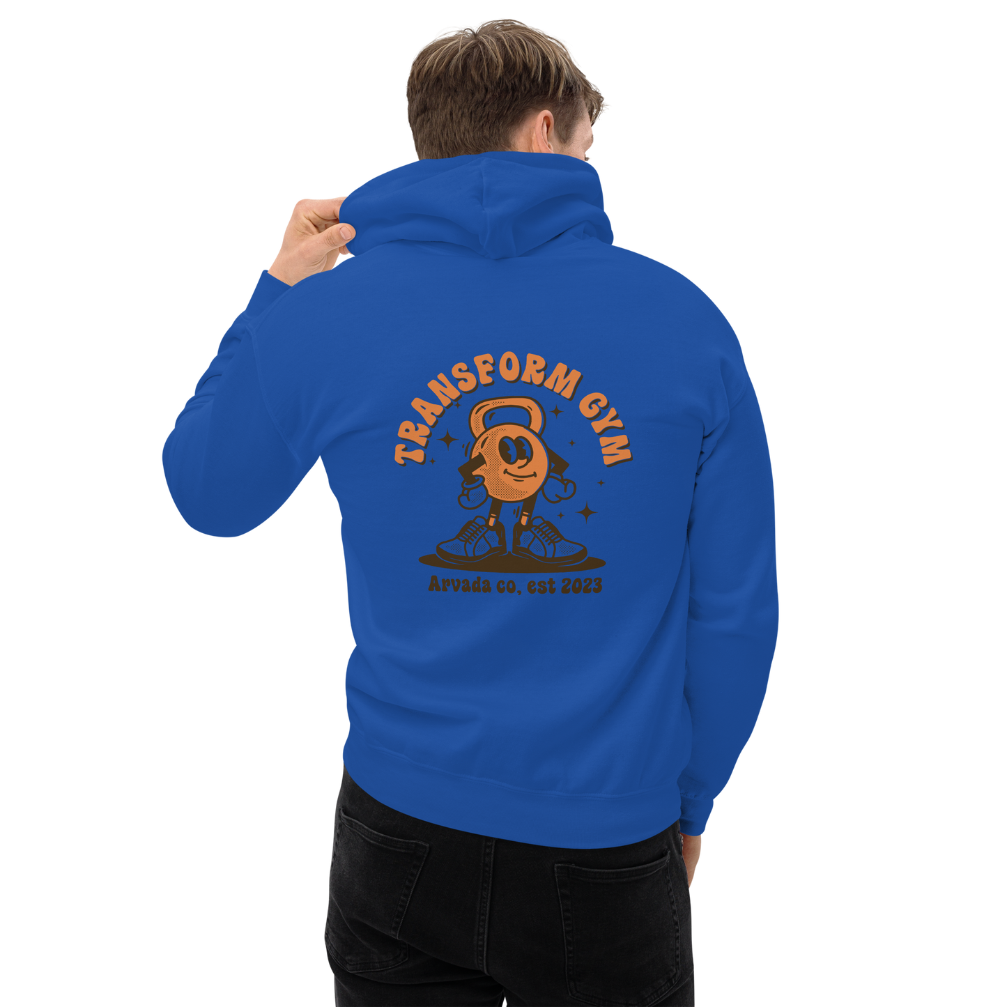 Transform Gym Kettlebell Hoodie Sweatshirt - Printed