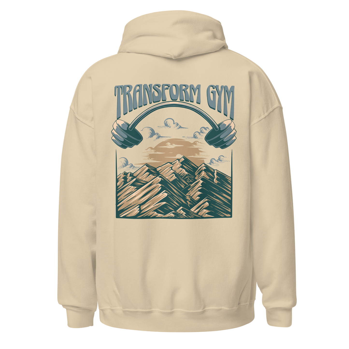 Transform Gym Mountain Hoodie Sweatshirt - Embroidered