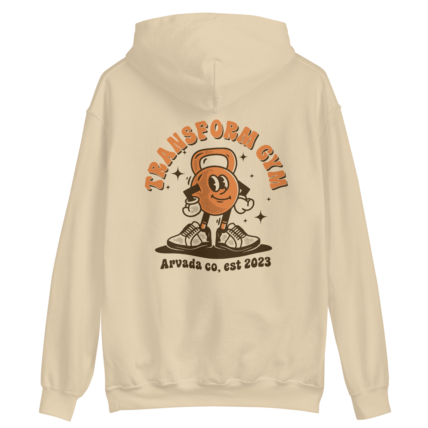 Transform Gym Kettlebell Hoodie Sweatshirt - Printed