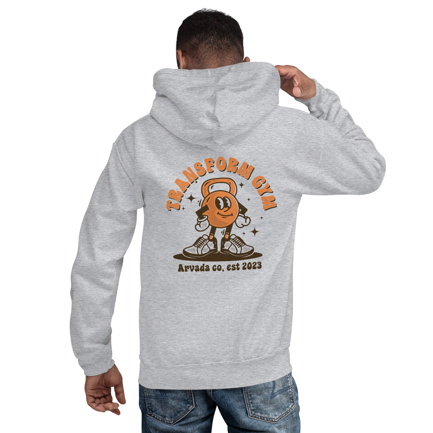 Transform Gym Kettlebell Hoodie Sweatshirt - Printed