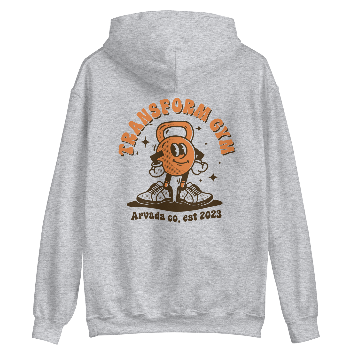 Transform Gym Kettlebell Hoodie Sweatshirt - Printed