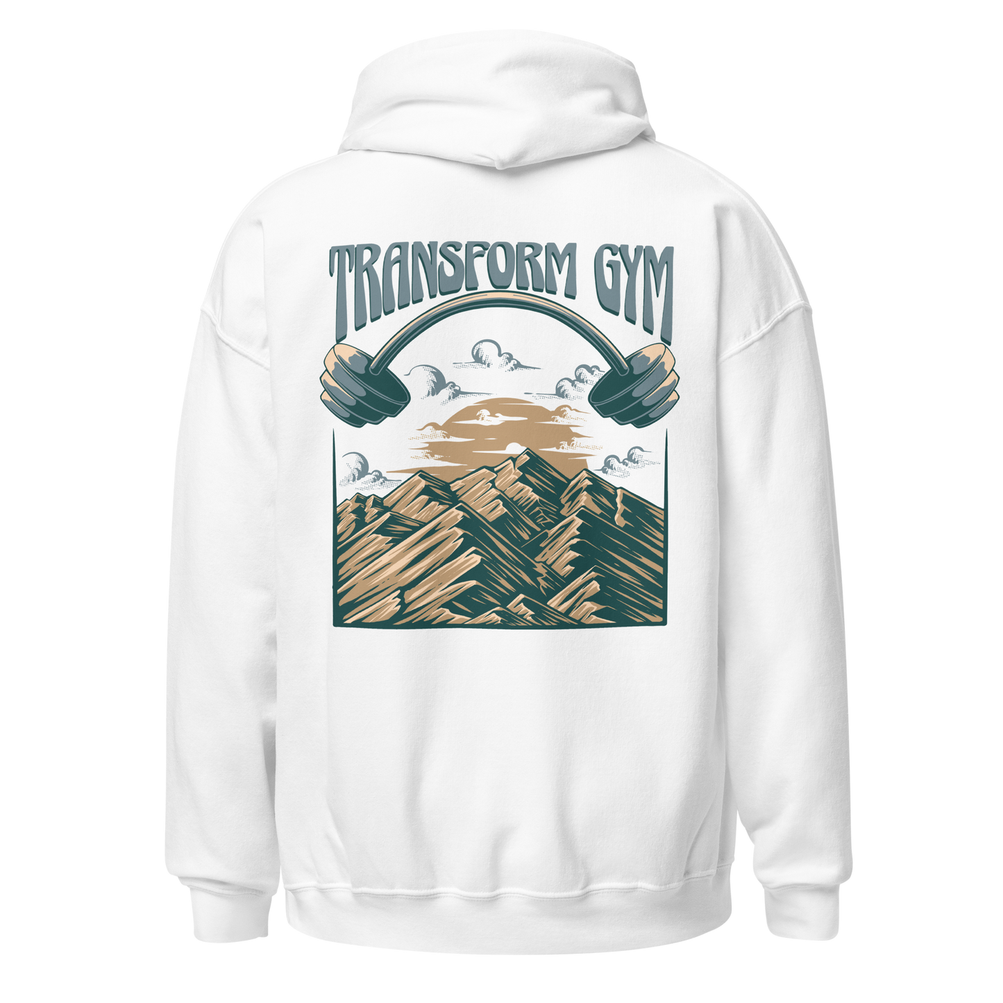 Transform Gym Mountain Hoodie Sweatshirt - Embroidered