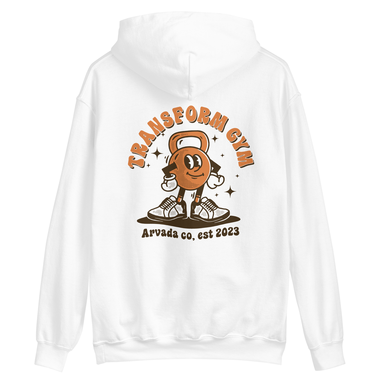 Transform Gym Kettlebell Hoodie Sweatshirt - Printed