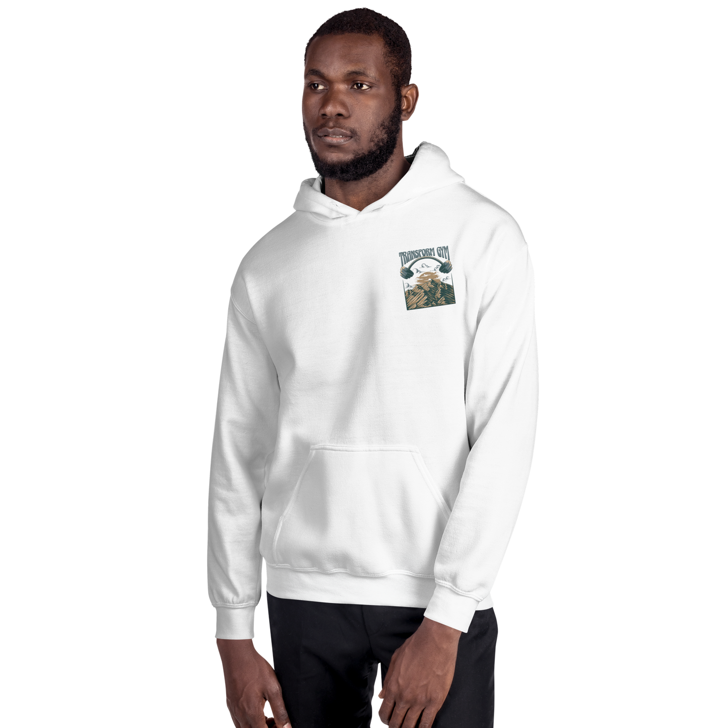 Transform Gym Mountain Hoodie Sweatshirt - Embroidered