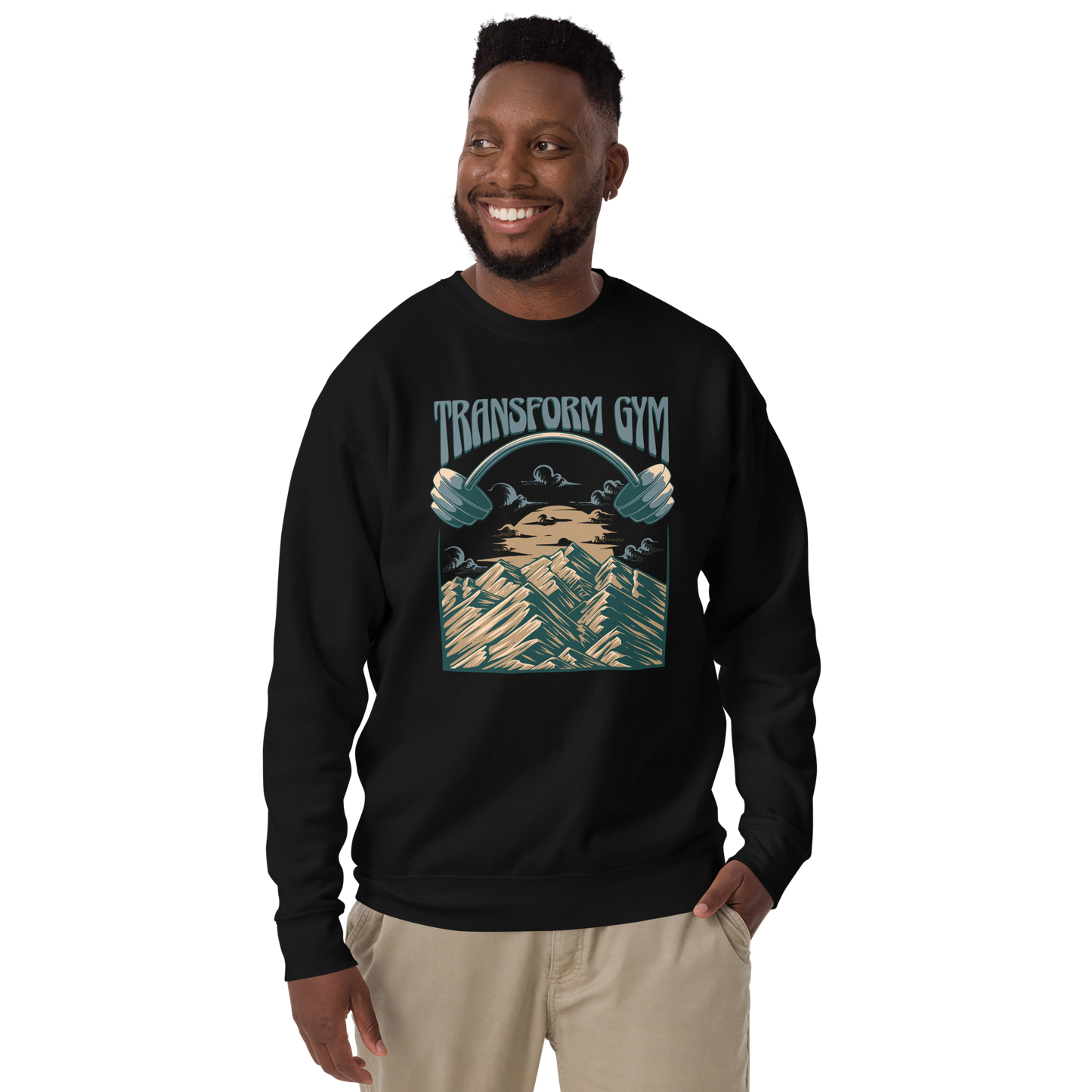 Transform Gym Mountain Crewneck Sweatshirt