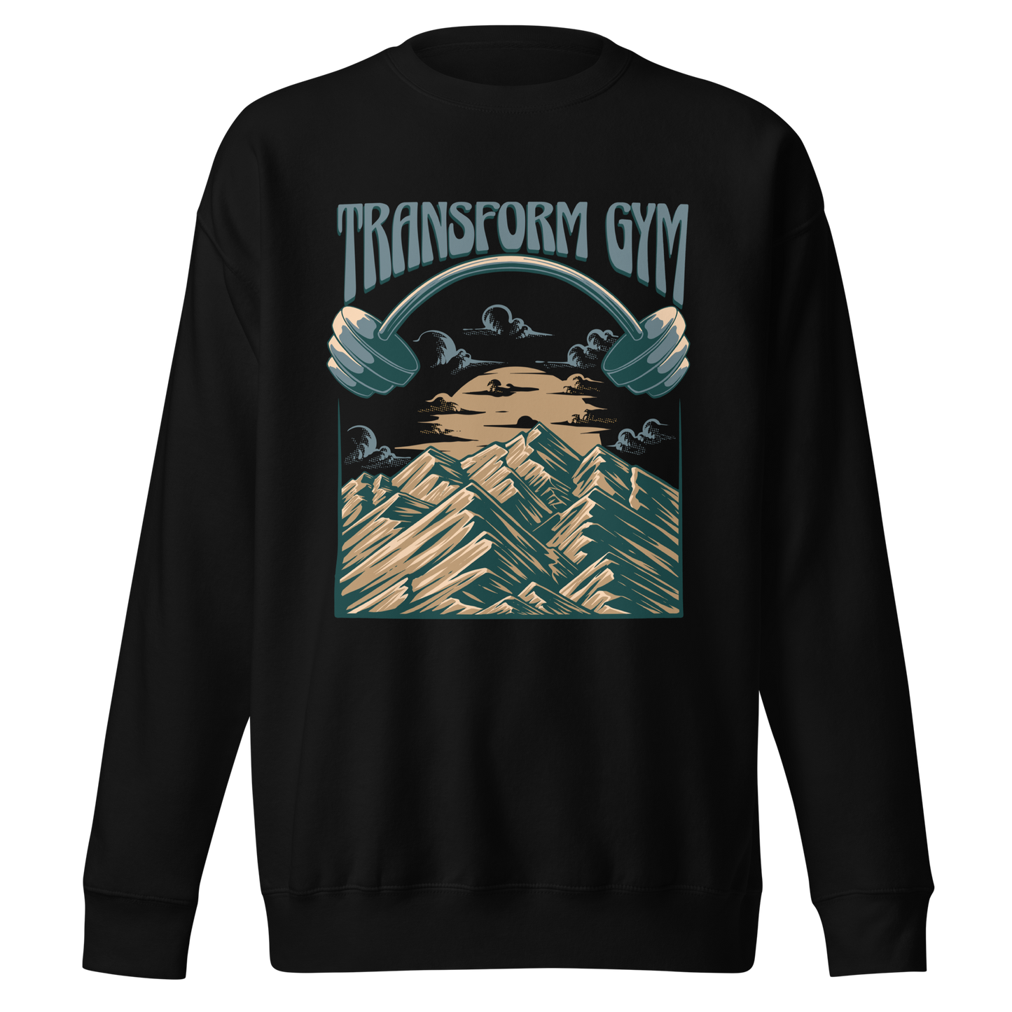 Transform Gym Mountain Crewneck Sweatshirt