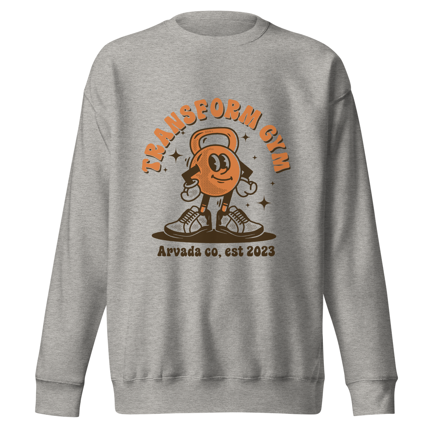 Transform Gym Kettlebell Crewneck Sweatshirt