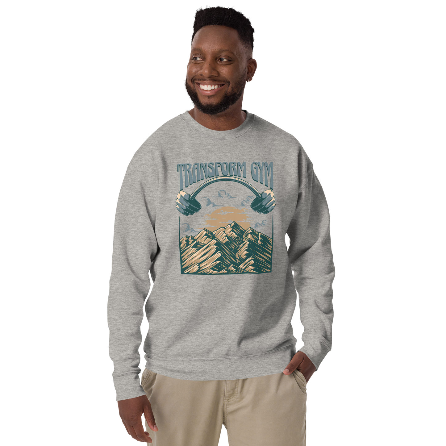 Transform Gym Mountain Crewneck Sweatshirt