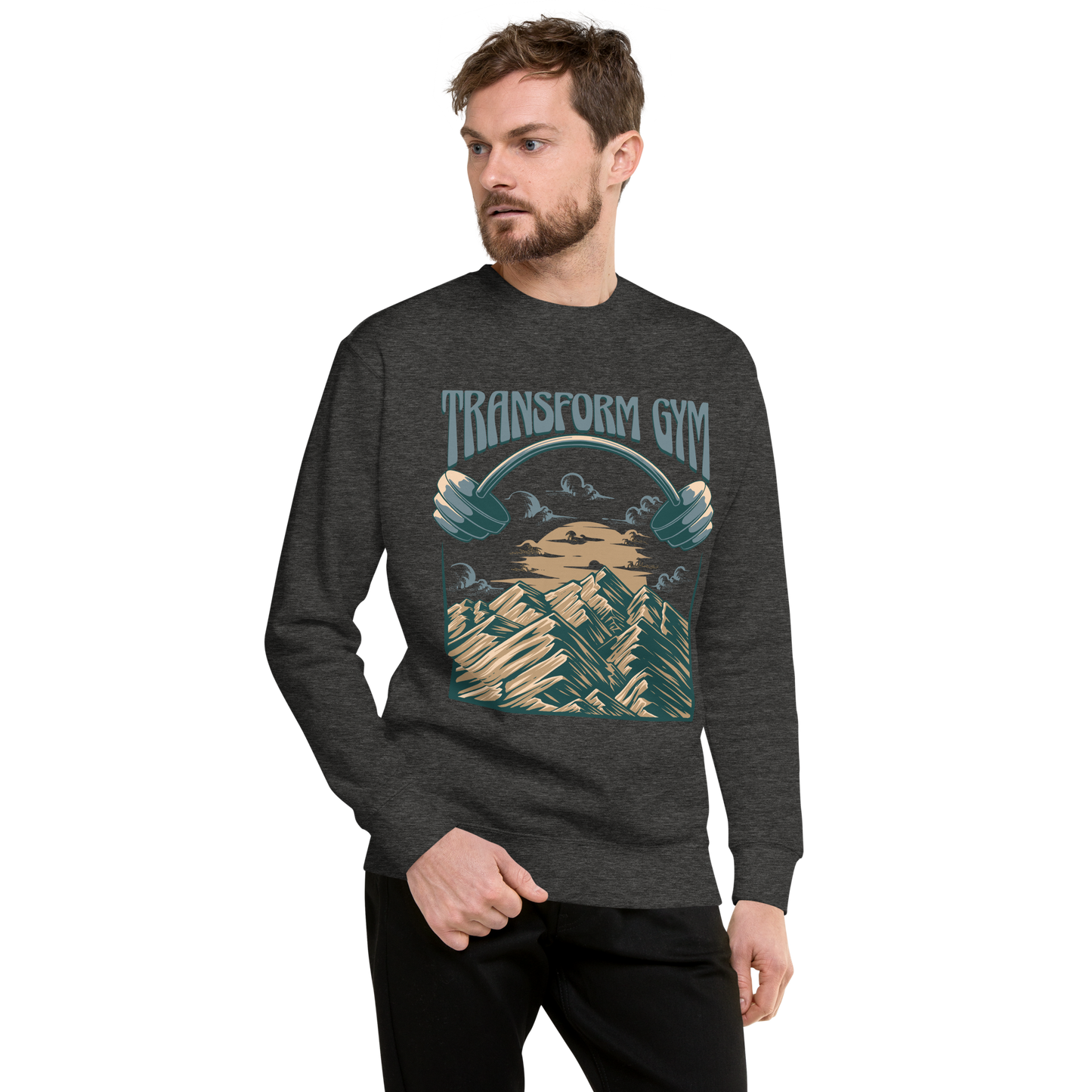 Transform Gym Mountain Crewneck Sweatshirt