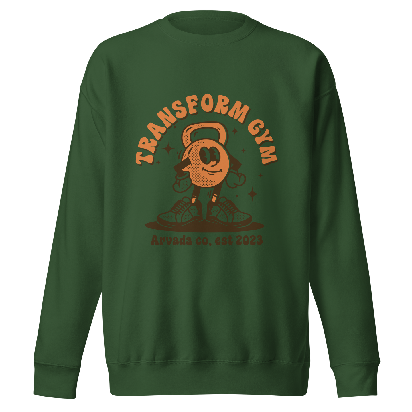 Transform Gym Kettlebell Crewneck Sweatshirt