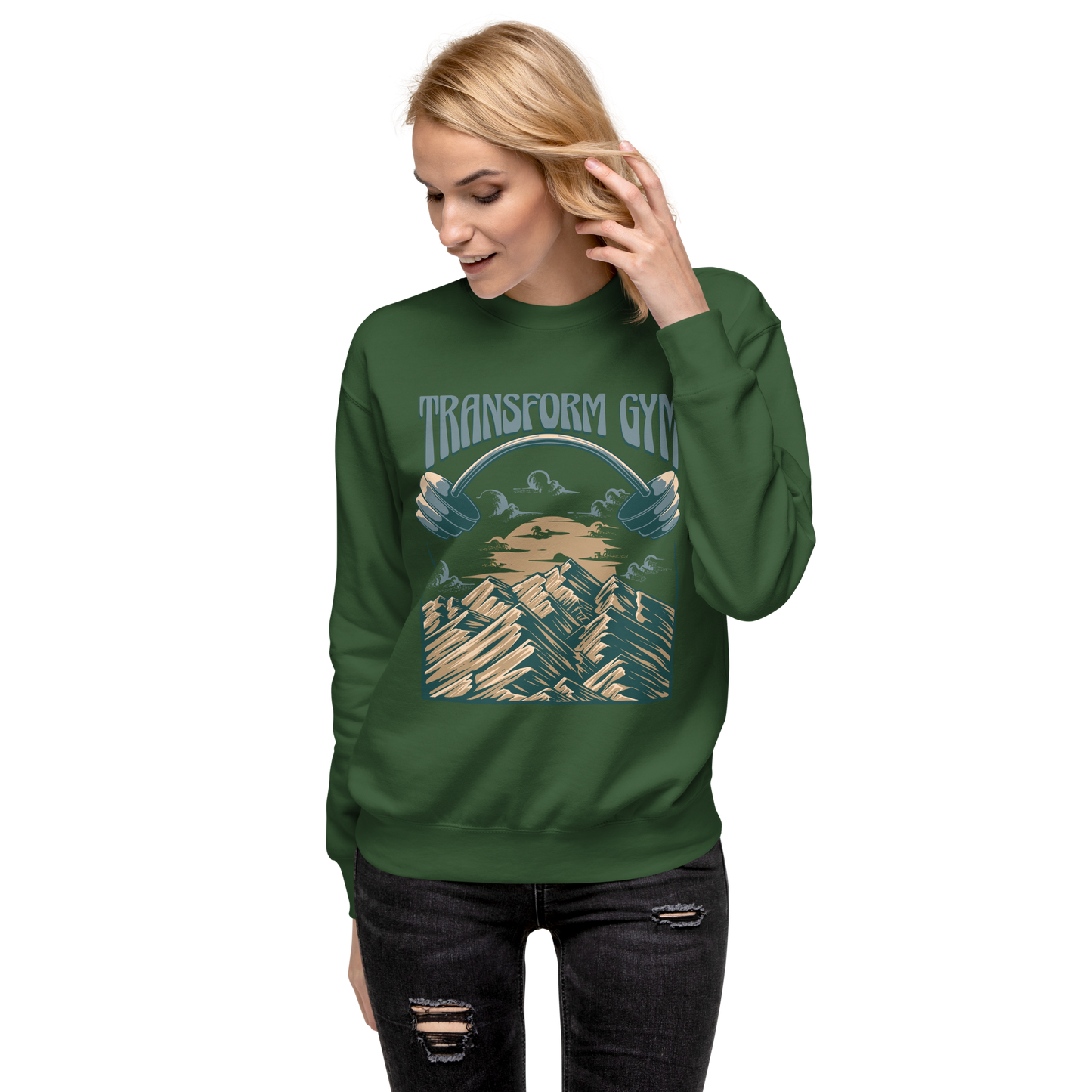 Transform Gym Mountain Crewneck Sweatshirt