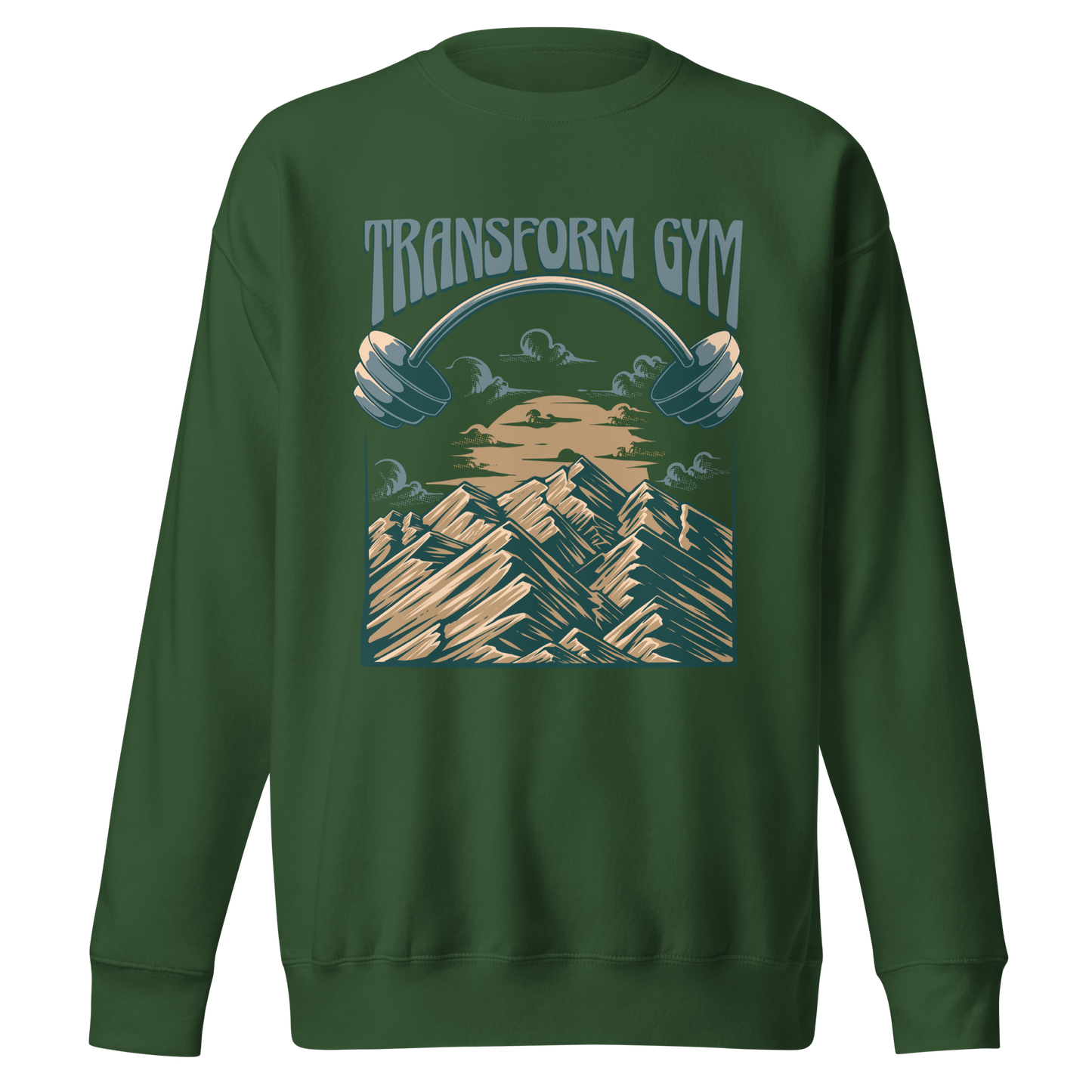 Transform Gym Mountain Crewneck Sweatshirt