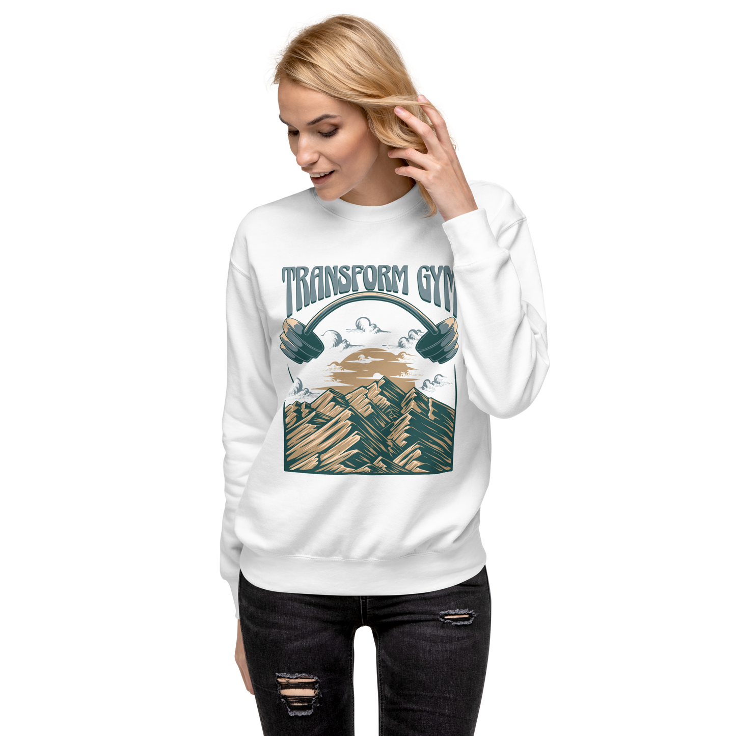 Transform Gym Mountain Crewneck Sweatshirt